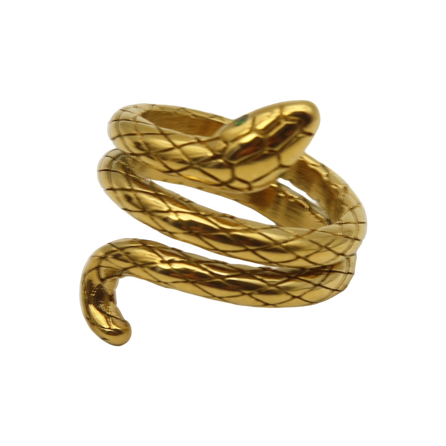 The Textured Serpentine Ring