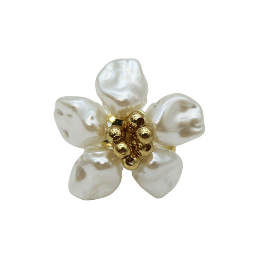 The Pearlescent Petal Ring