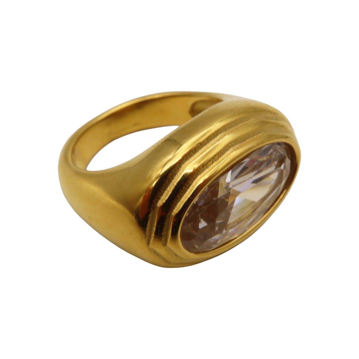The Fluted Oval Signet