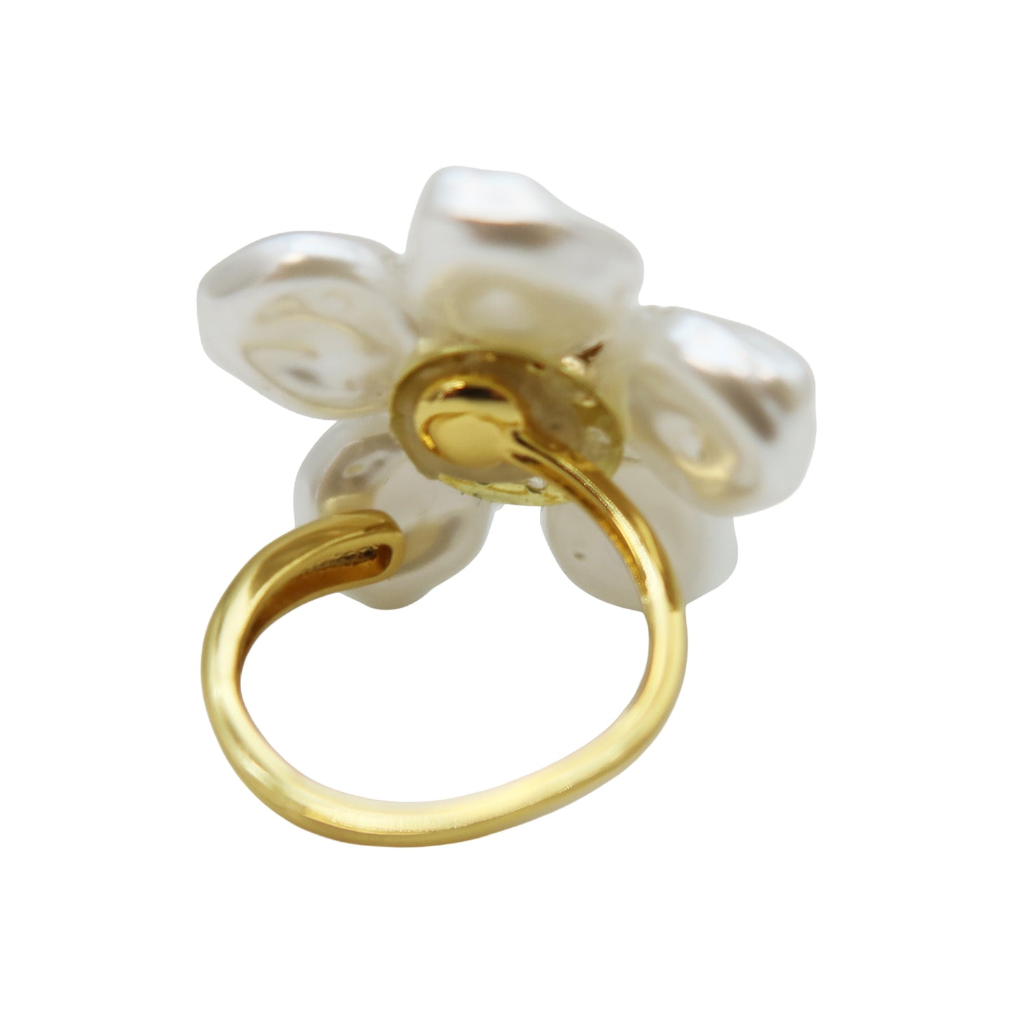 The Pearlescent Petal Ring