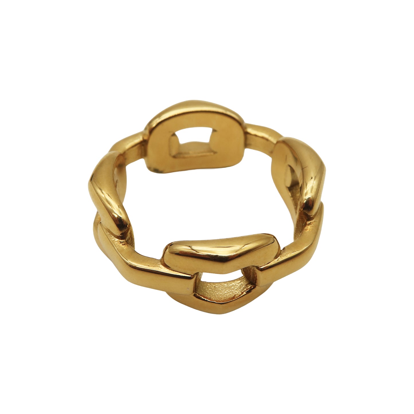 The Polished Cuban Ring