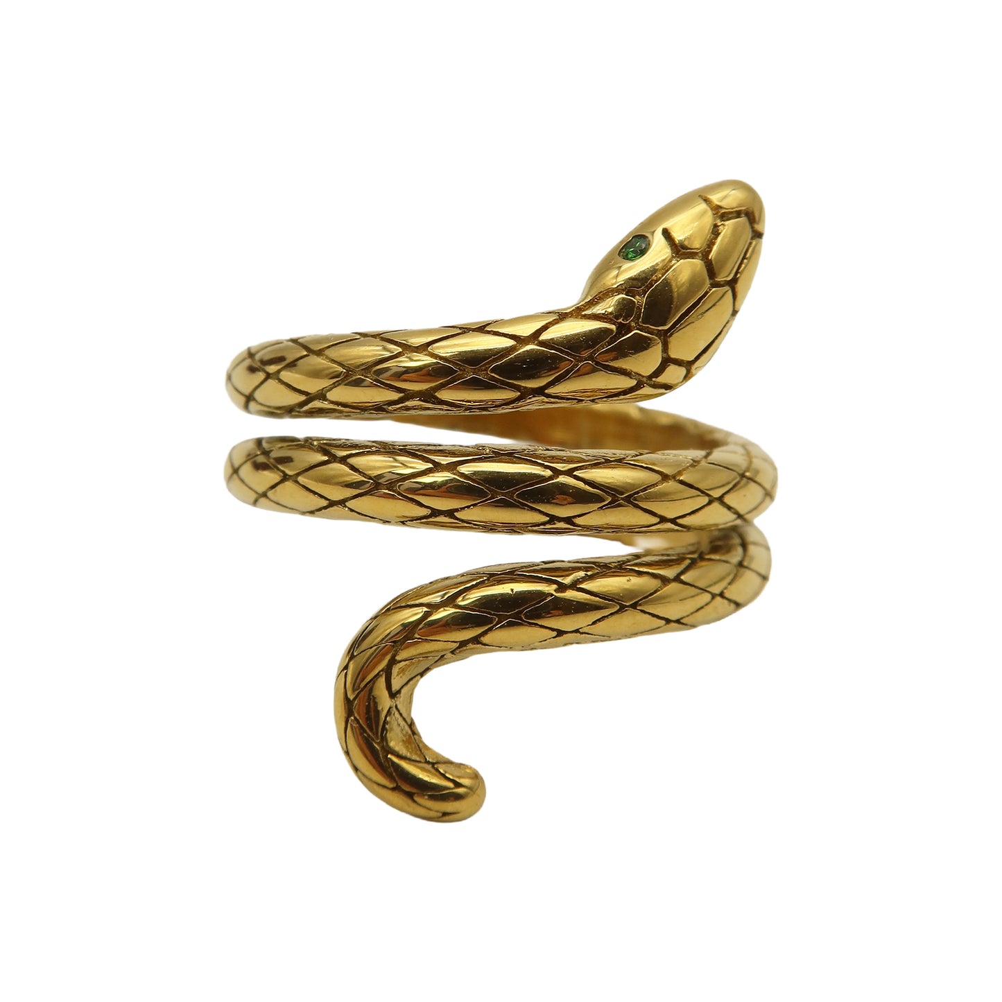 The Textured Serpentine Ring