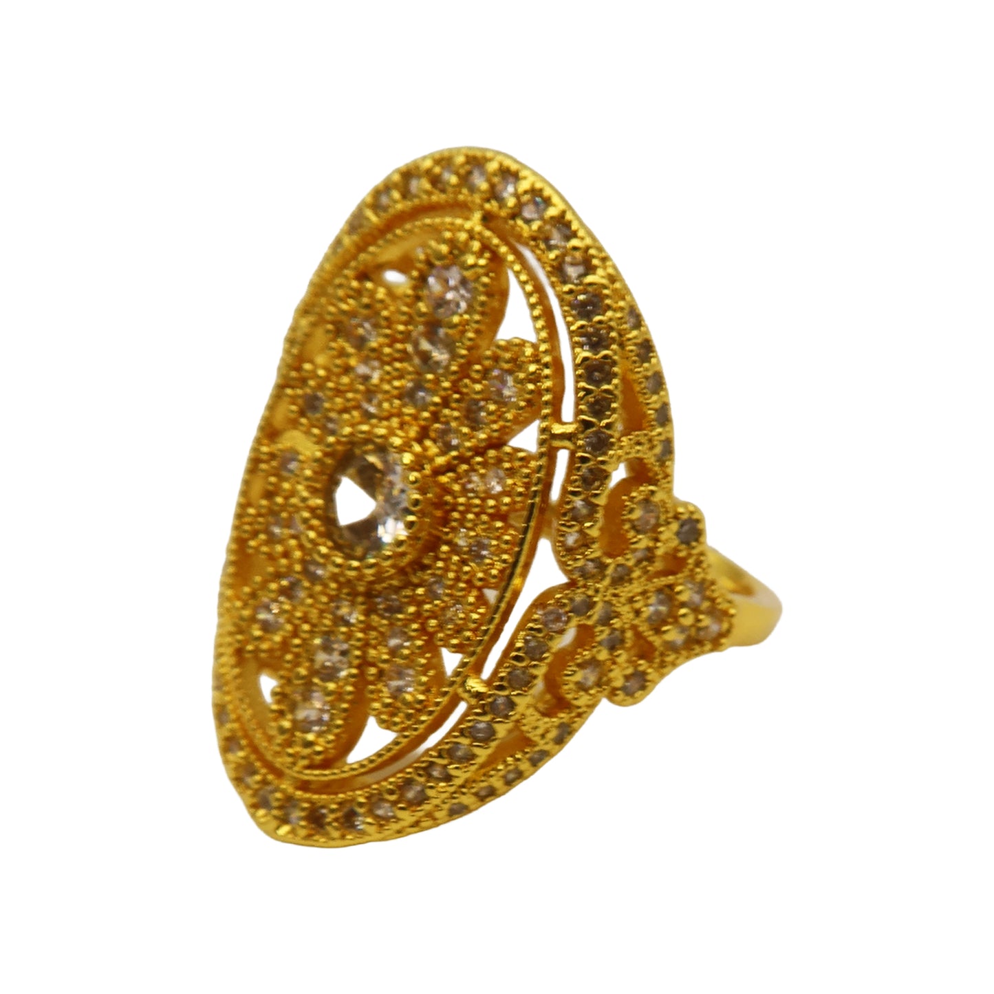 The Vintage Grandeur Oval Ring