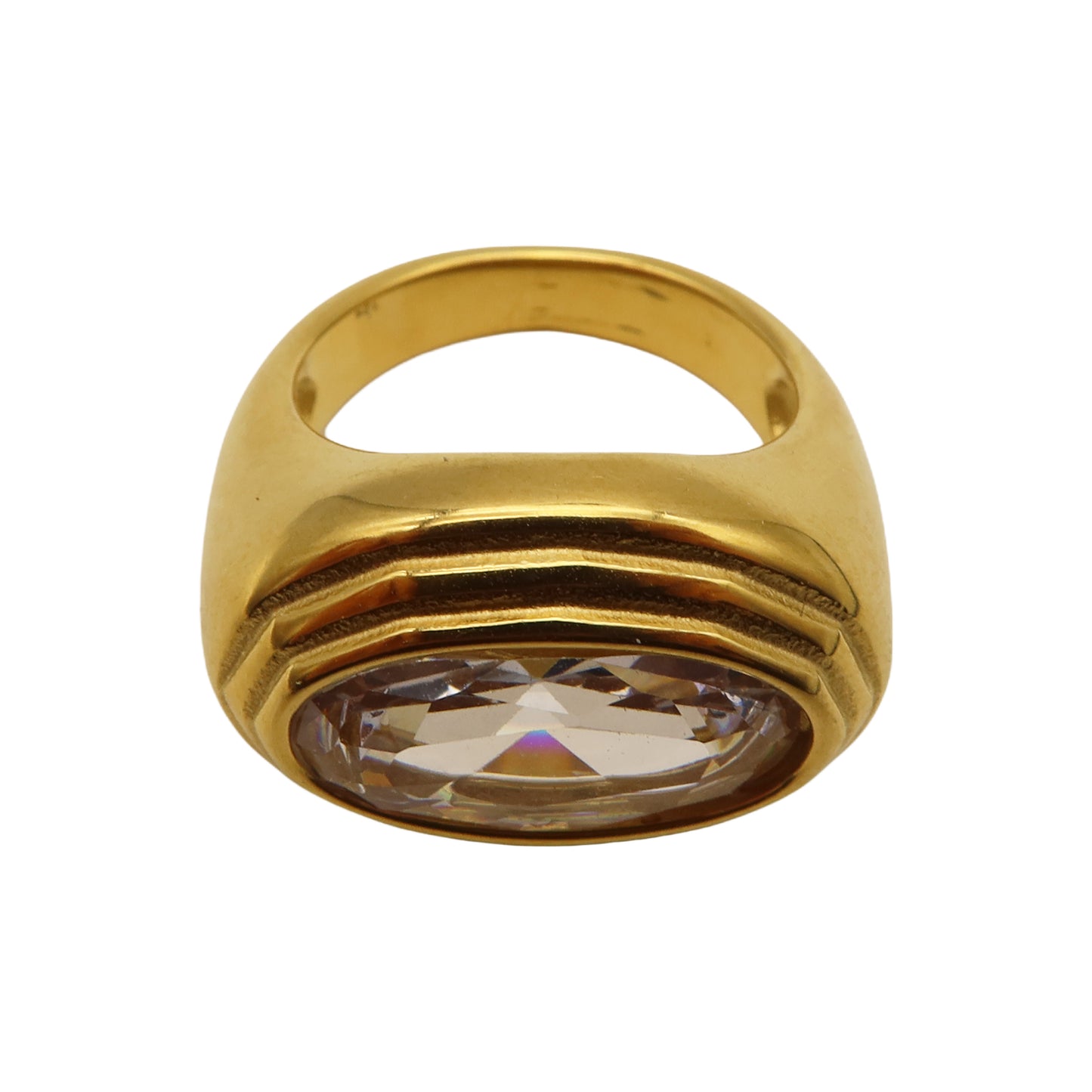 The Fluted Oval Signet