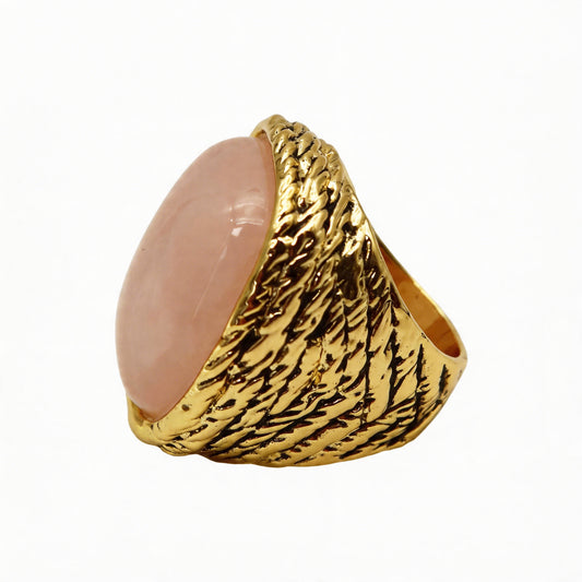 The Ethereal Quartz Statement Ring