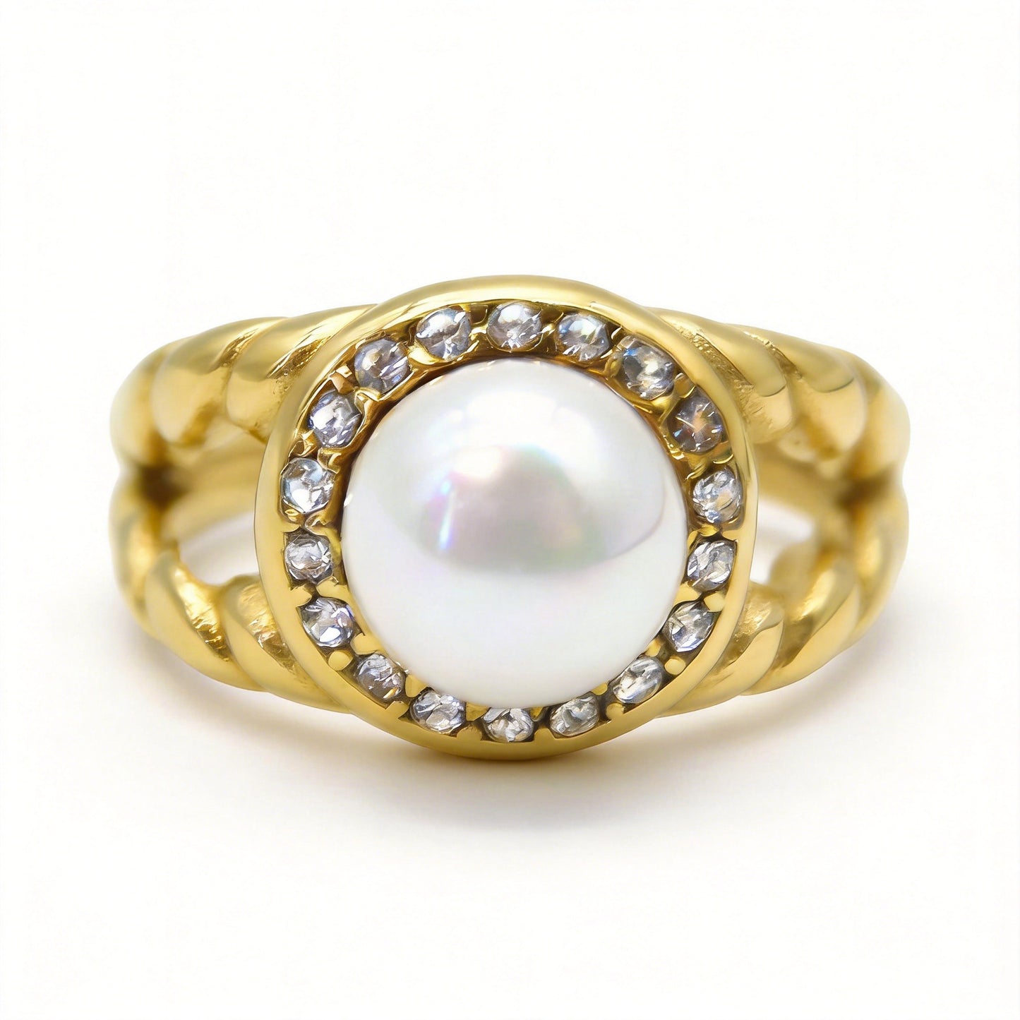 The Vintage Muse Pearl Ring
