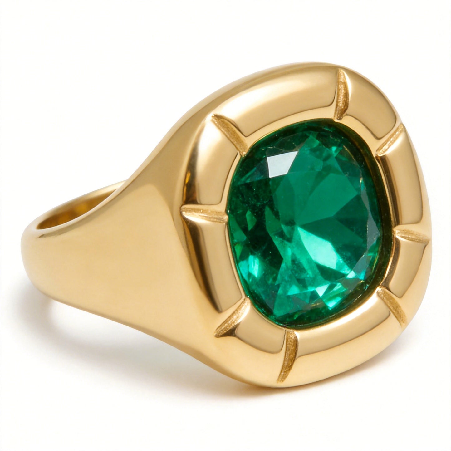 The Radiant Aura Gem Ring