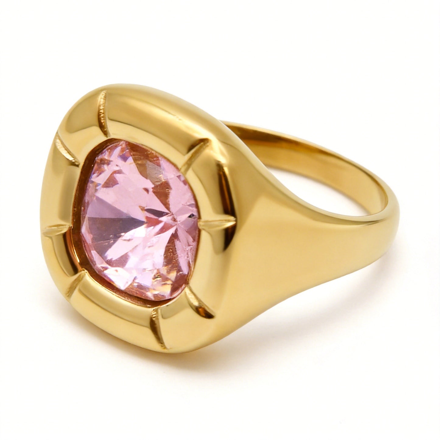 The Radiant Aura Gem Ring